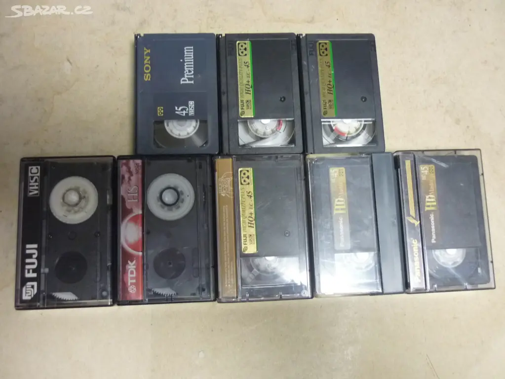 Náhled: VIDEOKAZETY NA VHS VIDEO-C FUJI,PANASONIC,TDK,SONY
